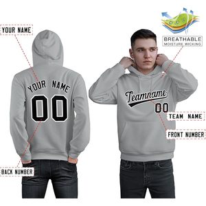 เสื้อฮู้ดดี้สั่งทำพิเศษ พร้อมชื่อและหมายเลข ระบายอากาศได้ดี สำหรับผู้ใหญ่ ทั้งชายและหญิง - Product Image 2