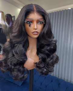 วิกผมลูกไม้แบบไม่มีกาวหนาแน่น200วิกผมแท้ติดลูกไม้แบบใสระดับ HD - Product Image 2