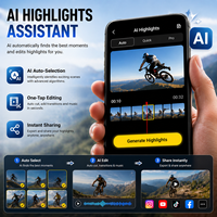 Cámara de Acción Insta360 Ace Pro 2 8K, Cámara Deportiva Resistente al Agua con Estabilización IA, Lente Leica para Vlog, Viajes al Aire Libre