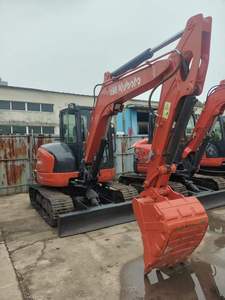 Miniexcavadora usada KX057-4 de 5.5 toneladas, excavadora hidráulica de cadenas, excavadora pequeña de segunda mano en venta - Product Image 1