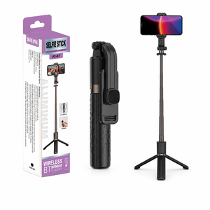 Trípode JC-07 con Textura de Rejilla de Aluminio, Palo Selfie Extensible de 955 mm, Mango Ligero para Vlogging - Product Image 3