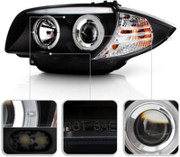 Pour BMW Série 1 (E87/E81/E82/E88) 2004-2013, ensemble de phares LED, remplacement de phare de voiture, pièces automobiles fournies par l'usine - Une paire