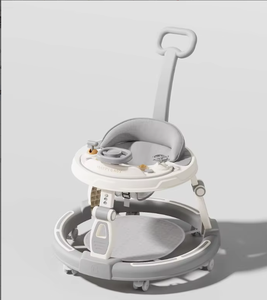Andador de Lujo 3 en 1 Ajustable para Bebés con Asiento Giratorio y Ruedas Sencillas - Product Image 1