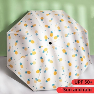 Paraguas <span class=keywords><strong>de</strong></span> Viaje Plegable <span class=keywords><strong>de</strong></span> 3 Secciones, Impresión Digital, Diseño Bonito, Duradero, Compacto, Protección UV, Parasol, Logotipo Personalizado al por Mayor - Product Image 2