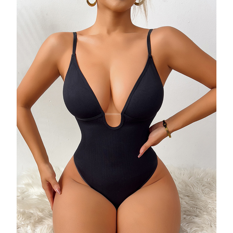 Backless Tummy-Control Thong (Y689338): fabric stretch, recovery and seam construction reference
