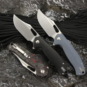 GT-T0050 منفذ بيع المصنع سكين قابل للطي للاستخدام الخارجي بمقبض من ألياف الكربون/G10 سكين تكتيكي من Tunafire - Product Image 5