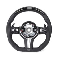 VENTE FLASH Volant en cuir pleine fleur avec LED pour BMW F10 F20 F30 F32 F36 M3 F80 M4 F82 M2 F87 M5 F90 X6 E71 E90 E92 E93