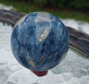 Wholesale Natural Agate Gemstone Blue Kyanite Healing Sphere Ball <b>Crystals</b> Product Type <b>Crystal</b> Ball <b>Crafts</b> Product - Product Image 3
