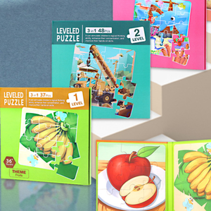 Puzzle magnétique avancé pour enfants, livre en papier pliable, jouet éducatif pour bébés garçons et filles <span class=keywords><strong>de</strong></span> la <span class=keywords><strong>maternelle</strong></span>, moins <span class=keywords><strong>de</strong></span> 50 pièces, coins carrés - Product Image 6