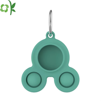 OKSILICONE Housse de protection en silicone souple anti-rayures pour AirTags, étui en silicone personnalisé, protecteur de traceur de localisation