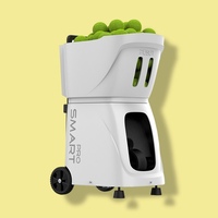 Machine à Balles de Tennis Professionnelle PUSUN PT Smart Pro Chargeur Automatique Portable ABS Matériel Padel Trainer