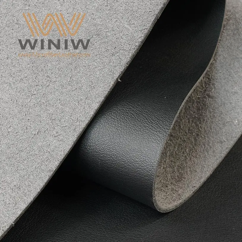 1,8mm 2mm tela de cuero de microfibra transpirable impermeable 100% poliéster para zapatos de seguridad botas para textiles y productos de cuero