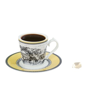 <span class=keywords><strong>Weibo</strong></span> เครื่องใช้บนโต๊ะอาหารสไตล์ชนบทแบบย้อนยุคเบาหรูหราชามข้าวจานซุปขนาดใหญ่จานแบน - Product Image 5