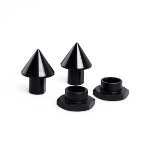 CNSPEED - Barres de soutien de porte SHK001-HD en acier allié noir pour Honda Civic 92-95EG - Kit de montants de vitre arrière - Product Image 3