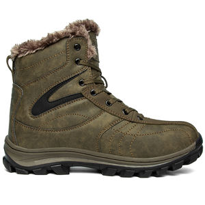 Moda de invierno, <span class=keywords><strong>botas</strong></span> de <span class=keywords><strong>montaña</strong></span> de algodón para viajes, senderismo, escalada al aire libre, todoterreno, antideslizante, <span class=keywords><strong>botas</strong></span> de nieve impermeables para hombres - Product Image 3