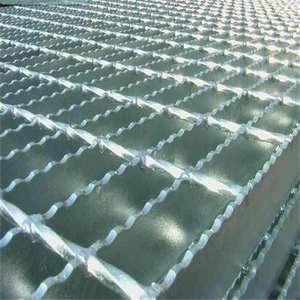 Grille de circulation antidérapante en acier galvanisé à chaud, chemin de passage en acier inoxydable dentelé, <span class=keywords><strong>gouttière</strong></span> de drainage pour application au sol - Prix - Product Image 2