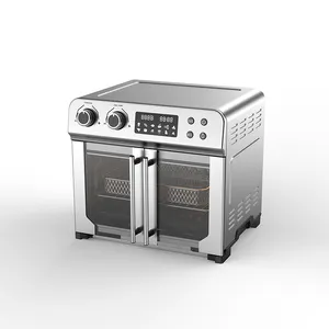 En gros 1700W Porte Française 23l multi Air Four Sain Numérique Friteuse À Air Sans Huile En Acier Inoxydable Convection Four À Air Chaud