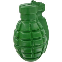 Jouets anti-stress Grenade personnalisés, en mousse PU souple à remontée lente, jouet sensoriel, cadeau d'entreprise, logo imprimé, vente en gros