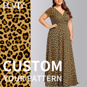 POVTY all'ingrosso Custom Plus Size elegante Crossover collo a V Maxi <span class=keywords><strong>abito</strong></span> da donna manica corta stile impero <span class=keywords><strong>abito</strong></span> da sposa <span class=keywords><strong>lungo</strong></span> - Product Image 3