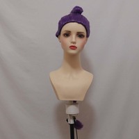 Accessoires de Costume d'Halloween Perruque de Cosplay Longue Tresse Violette Rumi Taille Adulte Enfant AOKG-170