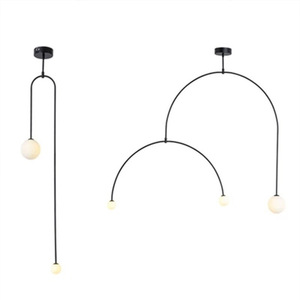 Candelabro de diseño nórdico iluminación techo comedor sala de estar accesorios LED luces colgantes - Product Image 4