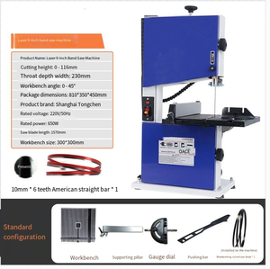Qualità della sega a nastro in metallo piccola macchina per la lavorazione del legno sega a nastro e sega a sega di alta qualità - Product Image 2