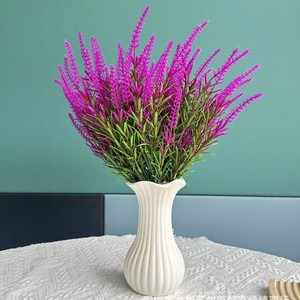 Bouquet de lavande artificielle Ruyin, violet, 10cm-30cm, fleurs en plastique pour décorations intérieures et extérieures - Product Image 1