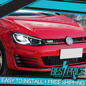 Estilo de coche para VW Golf <span class=keywords><strong>7</strong></span> faro 2013-2017 todos los faros LED DRL cabeza lámpara proyector lente bajo alto Accesorios - Product Image 2