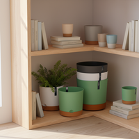 Pots à fleurs auto-arrosants en plastique, parfaits pour les plantes d'intérieur et d'extérieur
