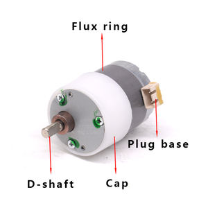 Fabriklieferung 9V 110U/min 35ZY Getriebemotor DC-Stromversorgung Elektronische Komponente Zählmaschine - Product Image 3