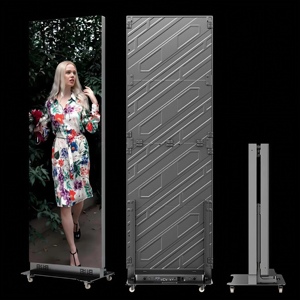 Afficheur LED pliable d'intérieur GOB P2, écran LED 960x1920mm, panneau LED en aluminium moulé sous pression, écran publicitaire - Product Image 1