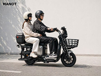 Moto électrique tout-terrain de style moderne, moteur 1000W, 60-72V, phare LED pour la conduite nocturne