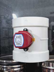 Sistema di Ventilazione e Condizionamento HVAC con Serranda Motorizzata Rotonda e Strato Isolante, Serranda Elettrica - Product Image 1