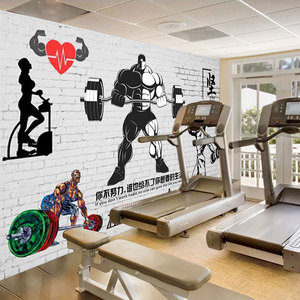 Strongman Muscular Man Haltérophilie <span class=keywords><strong>Papier</strong></span> <span class=keywords><strong>Peint</strong></span> Style Industriel Brique Motif Fond Mur Sports Club Gym <span class=keywords><strong>Papier</strong></span> <span class=keywords><strong>Peint</strong></span> - Product Image 1