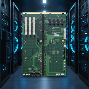Adlinktech EBP-9E5 Industrial Passive Backplane 1 PICMG CPU 1 PCIe X16 4 PCIe X1 3 PCI Slots ATX Power IPC Backplane 9-Slot Desi - Product Image 4