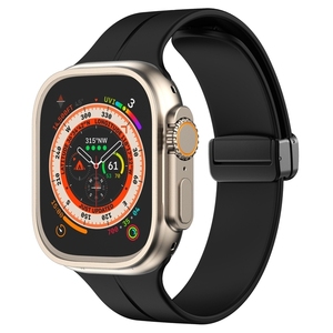 <span class=keywords><strong>Cinturino</strong></span> magnetico pieghevole in Silicone per <span class=keywords><strong>Apple</strong></span> <span class=keywords><strong>Watch</strong></span> <span class=keywords><strong>cinturino</strong></span> 46mm 49mm 44mm 45mm 40mm 42mm per IWatch serie Ultra 10 9 8 SE 7 - Product Image 4