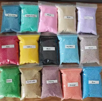 Vente en gros de cire de sable de palme colorée 100% naturelle aux divers parfums pour la fabrication de bougies