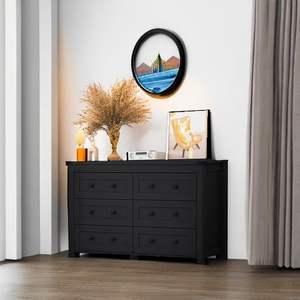 Moderna camera <span class=keywords><strong>da</strong></span> letto cassettone 6 cassetti casale armadio in legno per armadio ampio supporto TV per corridoio <span class=keywords><strong>ingresso</strong></span> soggiorno - Product Image 6