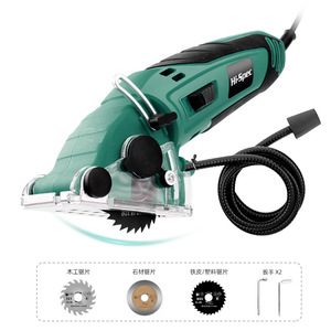 เลื่อยไฟฟ้าขนาดเล็ก Hi-Spec ใบมีด 117 มม. กำลังไฟ 400 วัตต์ เครื่องตัดไม้แบบมีสาย สำหรับใช้ในบ้าน - Product Image 2