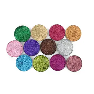 Super Pigment Matte Shimmer Glitter Duochrome Single Eyeshadow with Vivid Color Option