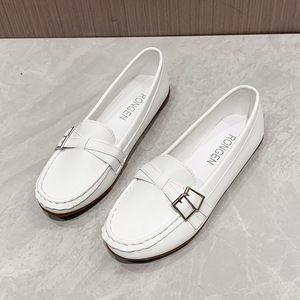 Chaussures plates décontractées à enfiler pour femmes, grande taille, semelle souple, style infirmière, nouvelle collection printemps, chaussures de travail confortables - Product Image 6