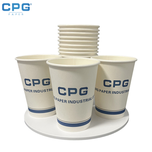 Vasos de papel personalizados OEM, vasos compostables para mercados de agricultores y ferias locales. - Product Image 1