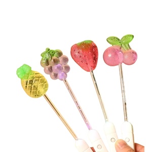 Venta <span class=keywords><strong>al</strong></span> por mayor de caramelos para niños sin azúcar LED Flash Dulces <span class=keywords><strong>Al</strong></span> Por Mayor forma de uvas piruleta palo luminoso piruleta 20G * 24 - Product Image 4