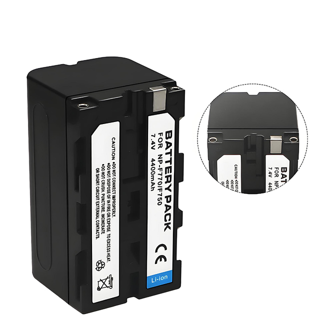 For Sony NP-F570/F550 F530 F750 F770 F970 Camera Battery 7.4V 4400mAh in Stock