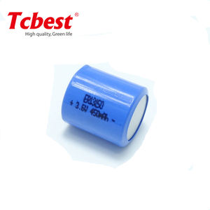 ER13150 ER14250 ER14335 ER14505 ER17505 ER18505 ER26500 ER34615 ER14250M LI-SOCL2电池一次锂电池3.6V 450毫安时 - Product Image 4