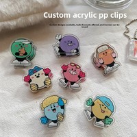 Cuaderno de Acrílico Personalizado con Fotos de Anime y Dibujos Animados, Bloc de Notas, Carpeta para Exámenes, Clip para Documentos, Artículo de Regalo Personalizado, Exportación Transfronteriza