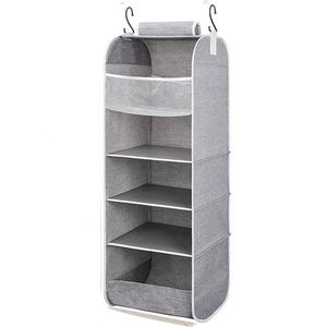 Top Selling 5 Shelf Hanging Weekly Clothes Organizer Clothes Organizer Storage Foldable Closet Drawer Organizer - Product Image 2