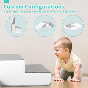 Toddler Toys Indoor and Outdoor Fun <b>Soft</b> PU Leather <b>Play</b> Structure Foam Blocks for Crawling and <b>Sliding</b> - Product Image 6