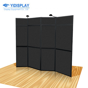 Yidisplay 6 8ft Trọng lượng nhẹ xách tay triển lãm thương mại hiển thị tầng thường vụ khung nhôm triển lãm gấp tường Bảng điều chỉnh quảng cáo - Product Image 5