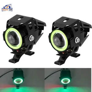 AlcantaLED Automotive Parts & Accessories LED Work Light Driving Headlight Motocicleta Spotlight Angel Devil Eye DRL Foglamp